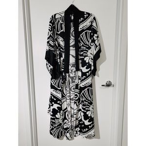 NATORI silk robe